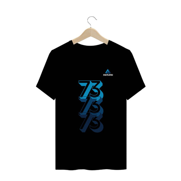 CAMISETA MASCULINA PRETO SAMURAI 73 PRO