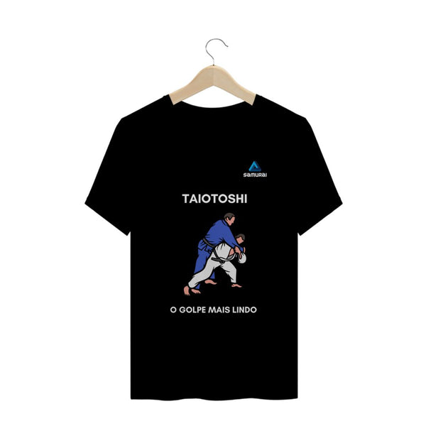 CAMISETA MASCULINA SAMURAI PRETO TAIOTOSHI